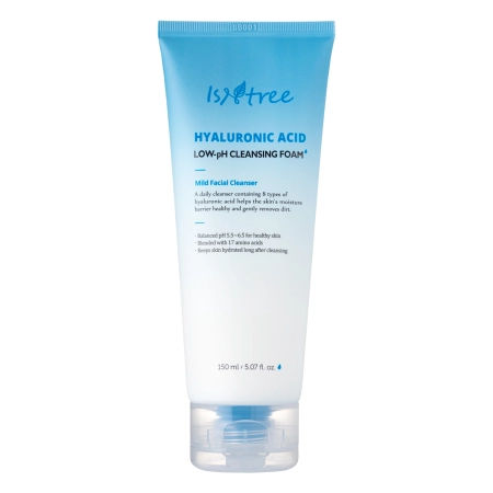 Isntree - Hyaluronic Acid Low-pH Cleansing Foam - Oczyszczająca Pianka z Kwasem Hialuronowym o Niskim pH - 150ml