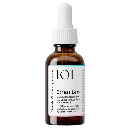 Geek & Gorgeous - Stress Less Beta Glukan + Madecassoside - 0.5% - Żelowe Serum z Beta-Glukanem i Madekasozydem - 30ml