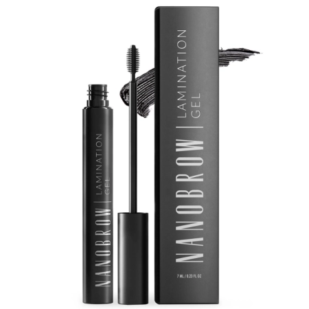 Nanolash - Nanobrow Lamination Gel - Żel do Brwi - Black - 7ml