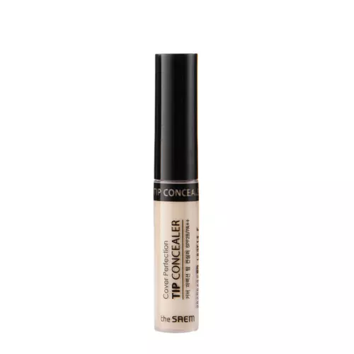 The Saem - Cover Perfection Tip Concealer - SPF 28/PA++ - Kryjący Korektor - Green Beige - 6,5ml