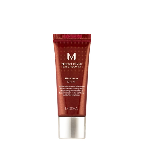 Missha - M Perfect Cover BB Cream SPF42/PA+++ - Kryjący Krem BB - No.21 Light Beige - 20ml