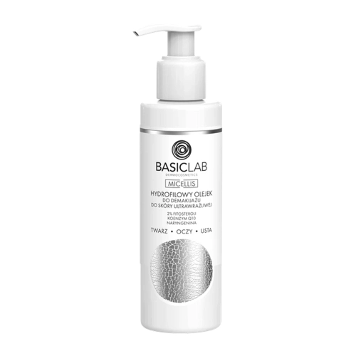 BasicLab - Micellis - Hydrofilowy Olejek do Demakijażu do Skóry Ultrawrażliwej - 200ml