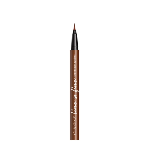 Claresa - Line So Fine - Eyeliner w Pisaku - Brown - 0,8g