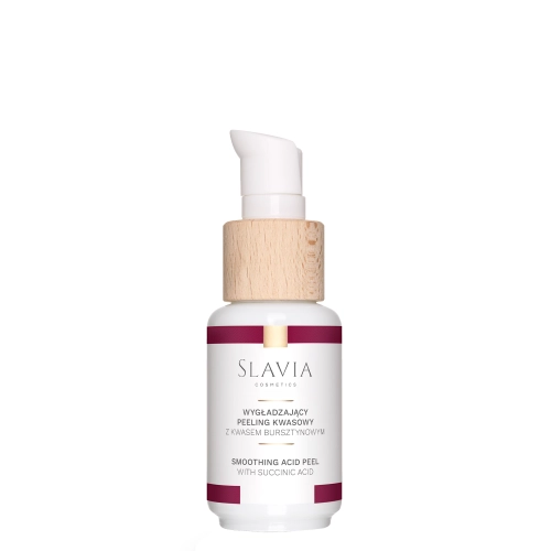 Slavia Cosmetics - Wygładzający Peeling Kwasowy z Kwasem Bursztynowym - 30ml