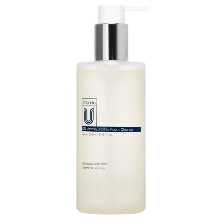 CUSKIN - CU Vitamin U Oil To Foam Cleanser - Oczyszczający Olejek Hydrofilowy do Twarzy - 250ml