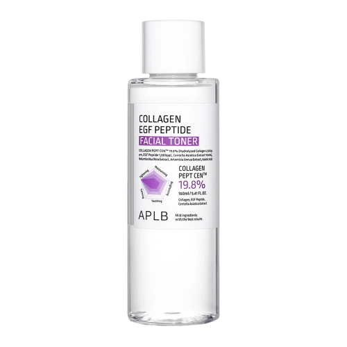 APLB - Collagen EGF Peptide Facial Toner - Nawilżająco-Ujędrniający Tonik do Twarzy - 160ml