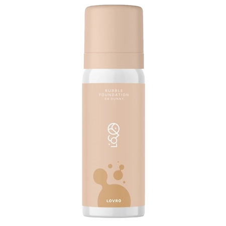 LOVRO - Bubble Foundation - Podkład o Napowietrzonej Rozświetlającej Formule - 04 Sunny - 50ml 
