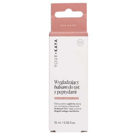 Your Kaya - Wygładzający Balsam do Ust z Peptydami - Smoky Rose - 10ml