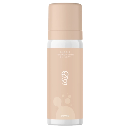 LOVRO - Bubble Foundation - Podkład o Napowietrzonej Rozświetlającej Formule - 01 Ivory - 50ml