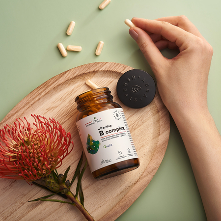 Aura Herbals - Witamina B Complex - Kapsułki - 90szt