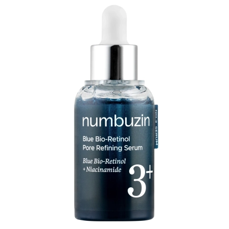 Numbuzin - No.3 Blue Bio-Retinol Pore Refining Serum - Serum Zwężające Pory z Bioretinolem - 30ml