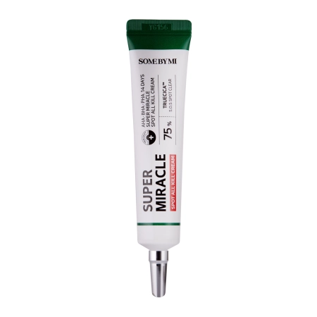 Some By Mi - AHA BHA PHA 14 Days Super Miracle Spot All Kill Cream - Krem Punktowy na Zmiany Trądzikowe - 30ml