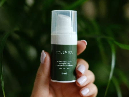 Polemika - Matcha Care - Przeciwstarzeniowy Krem Pod Oczy z Efektem Rozświetlenia - 15ml