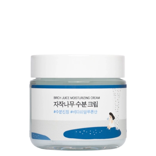 Round Lab - Birch Juice Moisturizing Cream - Krem Nawilżający z Sokiem z Brzozy - 80ml