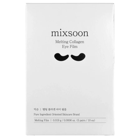 Mixsoon - Melting Collagen Eye Film - Rozpuszczalne Płatki Kolagenowe pod Oczy - 5 par
