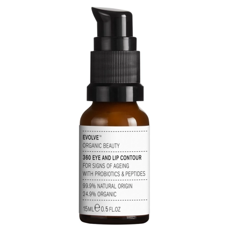 Evolve Organic Beauty - 360 Eye And Lip Contour - Odmładzający Krem pod Oczy i na Okolicę Ust - 15ml