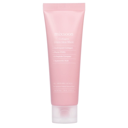 Mixsoon - Collagen Glass Skin Mask - Maska do Twarzy z Kolagenem z Efektem Glass Skin - 80ml