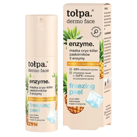 Tołpa - Dermo Face Enzyme - Freeze Peel - Maska Cryo - Killer Zaskórników - 3 Enzymy - 50ml