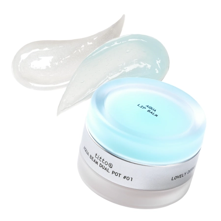 titto - Aqua Beam Dual Pot - Duo do Ust - #01 Aqua Lip Balm/Shine Beam Plumper - 10g