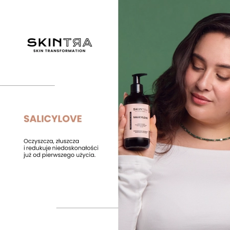 SkinTra - Salicylove - Żel z Kwasem Salicylowym Do Mycia Twarzy i Ciała - 250ml 
