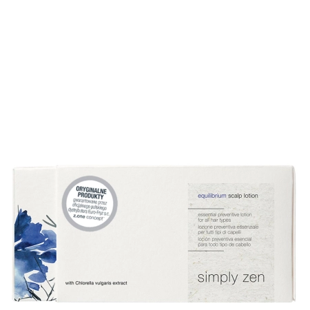 Simply Zen - Equilibrium Scalp Lotion - Profilaktyka Wypadania Włosów oraz Problemów Skóry Głowy - 48ml (8x6ml)