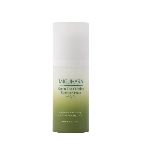 Miguhara - Green Tea Calming Essence Cream Origin - Kojący Krem z Zieloną Herbatą - 80ml