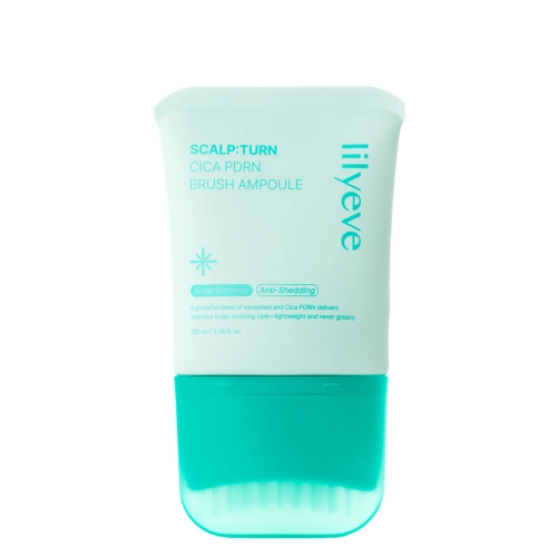 lilyeve - Scalp:Turn Cica PDRN Brush Ampoule - Przeciwłupieżowa Ampułka do Skóry Głowy - 100ml