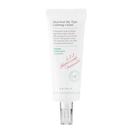 Axis-y - Heartleaf My-Type Calming Cream - Lekki Żelowy Krem do Twarzy - 60ml
