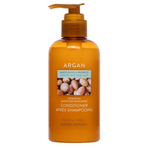 Nature Republic - Argan Essential Moisture Repairing Conditioner - Nawilżająco-Regenerująca Odżywka do Włosów - 300ml