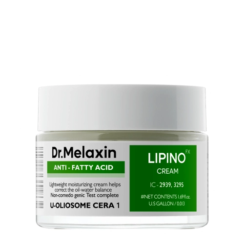 Dr.Melaxin - Lipino Cream - Lekki Krem Nawilżający dla Skóry Trądzikowej - 50ml