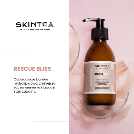 SkinTra - Rescue Bliss - Balsam Po Depilacji i Zabiegach Kosmetologicznych Do Twarzy i Ciała - 200ml 
