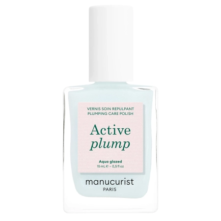 Manucurist - Active - Active Plump - Pielęgnujący Lakier 2w1 - Aqua Glazed - 15ml