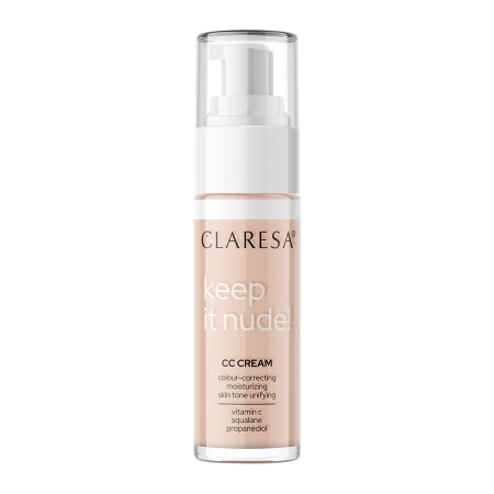 Claresa - Keep It Nude! - Nawilżający Podkład Wyrównujący Koloryt Cery - 102 Warm Medium - 30ml