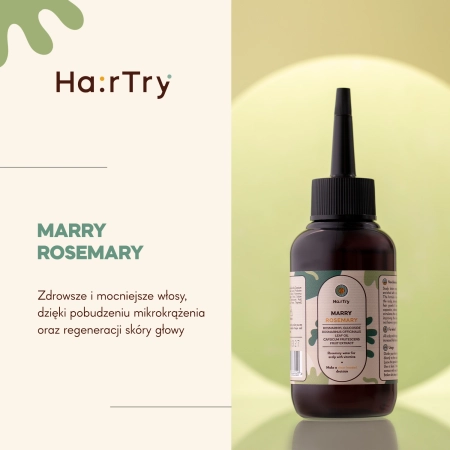 HairTry - Marry Rosemary - Woda Rozmarynowa Do Skóry Głowy Z Witaminami - 100ml
