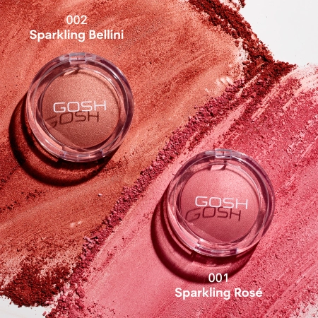 GOSH - Baked to Blush - Róż Wypiekany - 001 Sparkling Rose - 3g 
