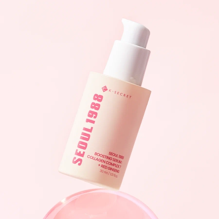 K-SECRET - SEOUL 1988 Boosting Serum : Collagen Complex 7 + Red Ginseng - Serum z Kolagenem i Ekstraktem z Żeń-szenia - 30ml