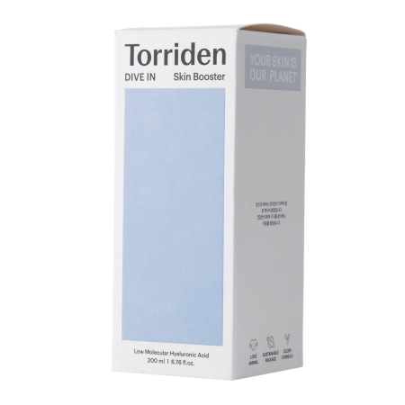 Torriden - Dive In - Low Molecular Hyaluronic Acid Skin Booster - Booster z Kwasem Hialuronowym - 200ml