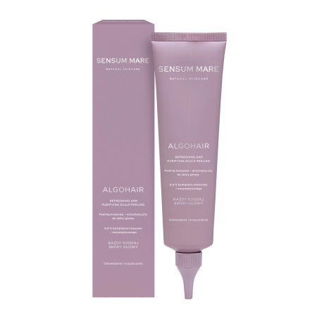 Sensum Mare - Algohair - Refreshing and Puryfing Scalp Peeling - Peeling Kwasowo - Enzymatyczny do Skóry Głowy - 150ml