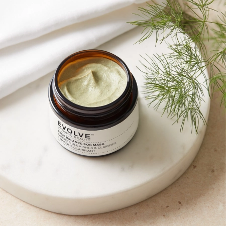 Evolve Organic Beauty - True Balance SOS Mask - Maska z Glinki Zmniejszająca Widoczność Porów - 60ml