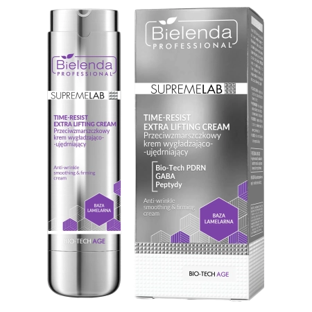  Bielenda Professional - Supremelab - Bio-Tech Age - Time-Resist Extra Lifting Cream - Przeciwzmarszczkowy Krem Wygładzająco - Ujędrniający - 45ml