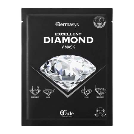 Dr.Oracle - DERMASYS Diamond V Mask - Liftingująca Maska do Twarzy i Podbródka z Pyłem Diamentowym - 1szt/35g