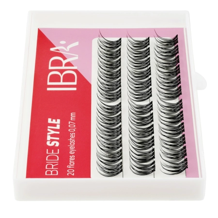 Ibra Makeup - Kępki rzęs Bride Style - 10 mm 