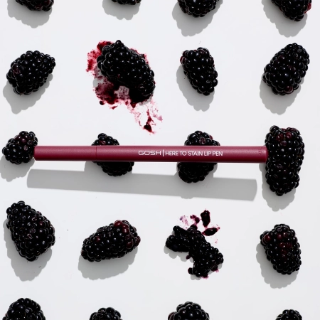 GOSH - Here To Stain Lip Pen - Długotrwała Konturówka do Ust w Pisaku - 010 Berry Stain - 1ml