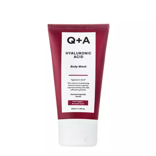Q+A - Hyaluronic Acid Body Wash - Nawilżający Żel do Mycia Ciała z Kwasem Hialuronowym - 50ml