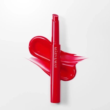 Mary&May - Blooming Glow Lip - Koloryzujący Balsam do Ust - 04 Cool Red Tulip - 1,7g