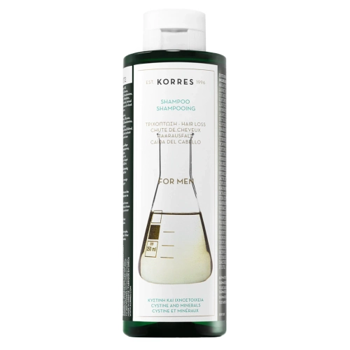 Korres - Shampoo Cystine & Minerals - Szampon przeciw Wypadaniu Włosów dla Mężczyzn - 250ml