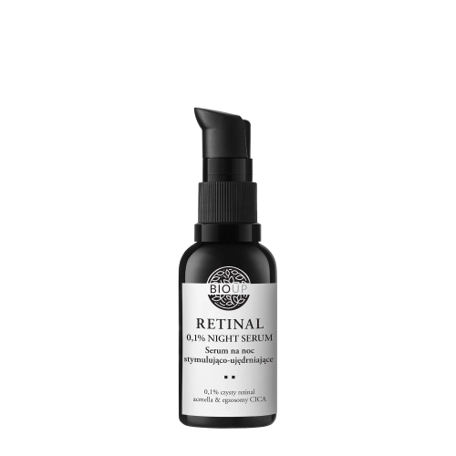 Bioup - RETINAL - Stymulująco-ujędrniające Serum z Retinalem 0,1%, Acmellą i Egzosomami CICA - 30ml OUTLET