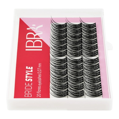 Ibra Makeup - Kępki rzęs Bride Style - 12 mm