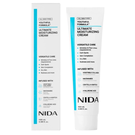 NIDA - Youthful Formula Ultimate Moisturizing Cream - Nawilżający Krem do Twarzy - 100ml