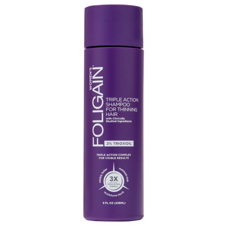 Foligain - Triple Action - Shampoo for Thinning Hair - Szampon do Włosów Cienkich - 236ml